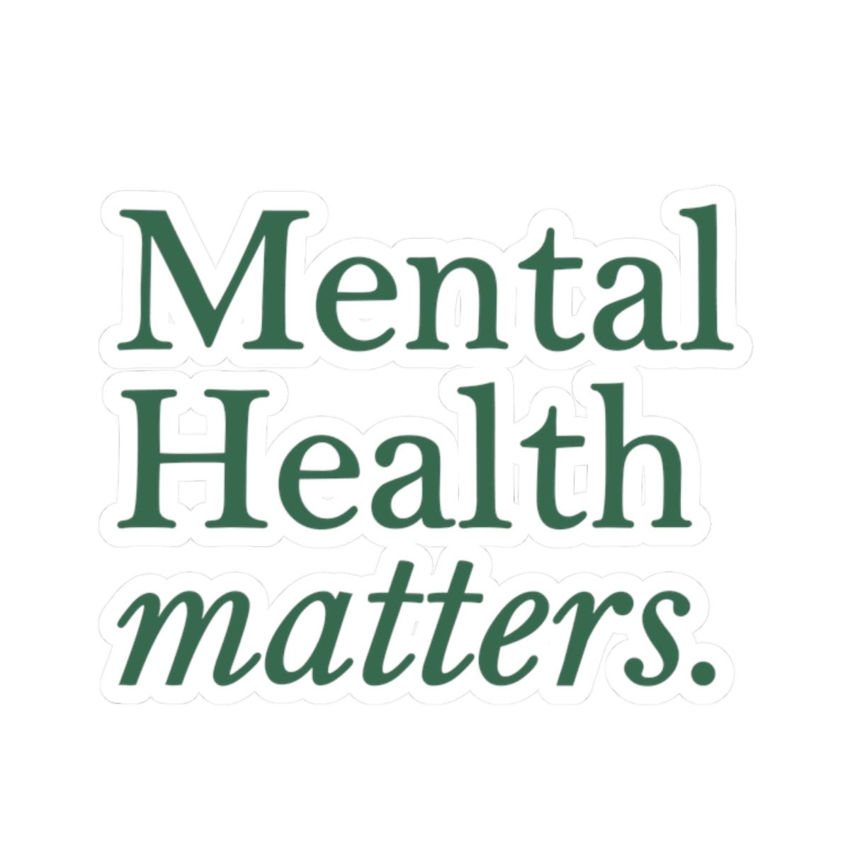 Mental Health Matters Stickers - Rebrth