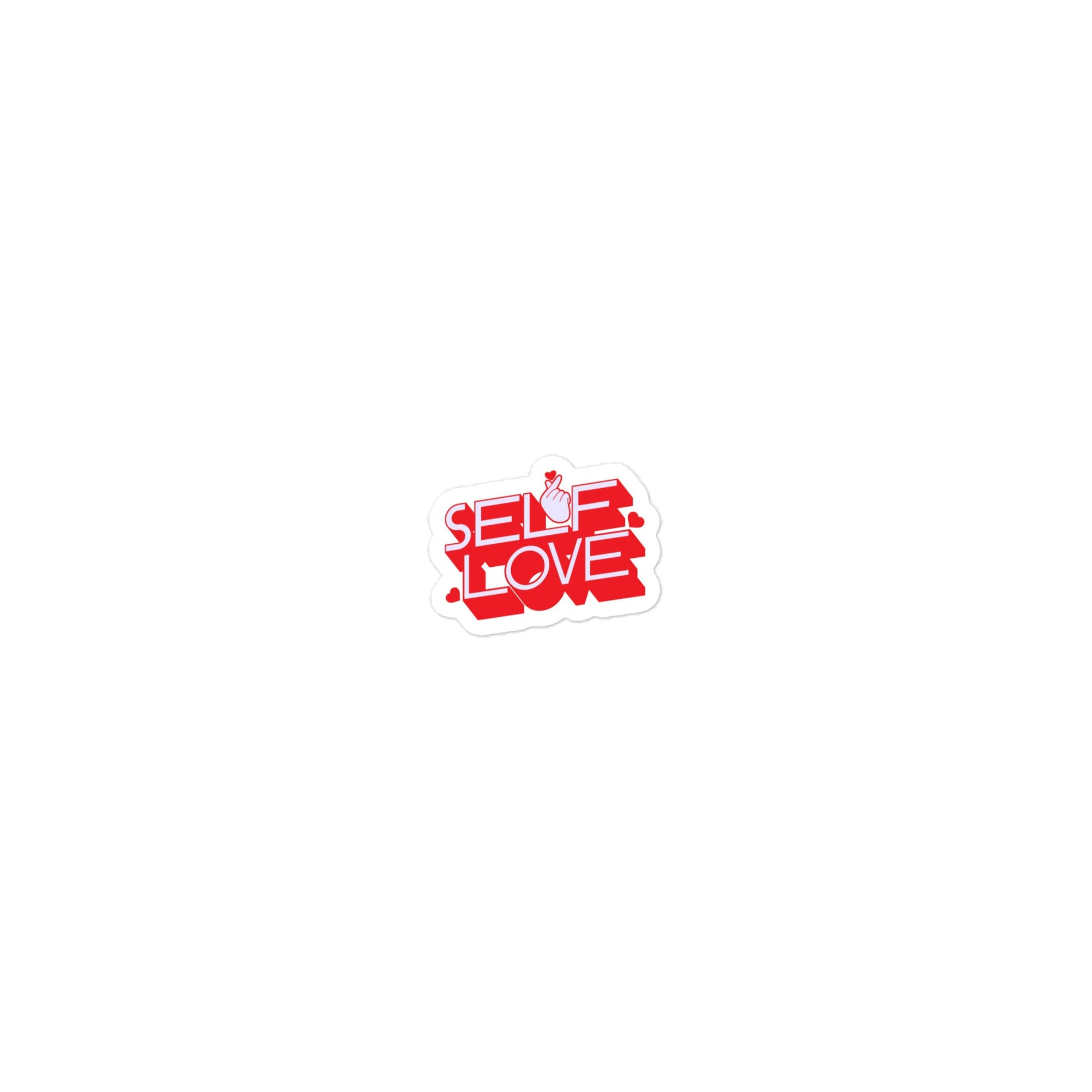 Self-Love Kiss Matte Sticker - Rebrth
