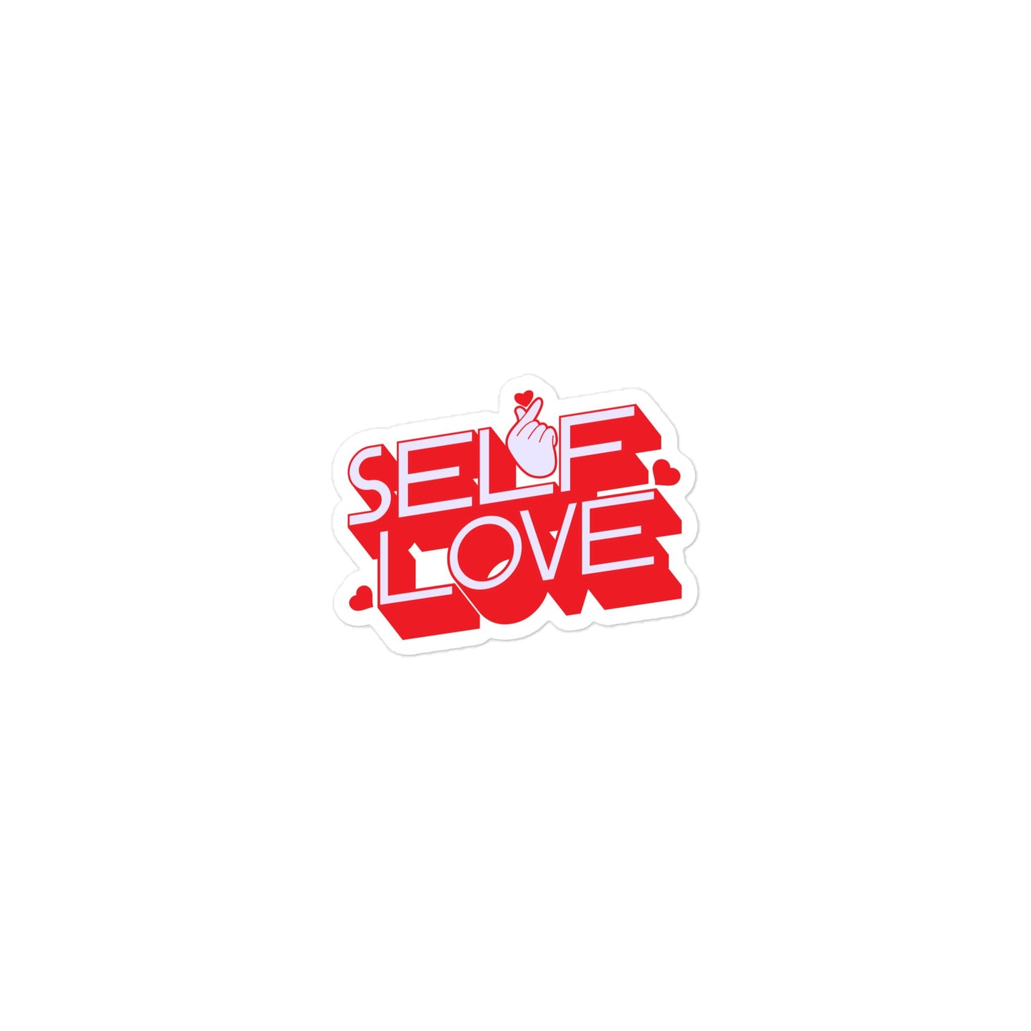 Self-Love Kiss Matte Sticker - Rebrth